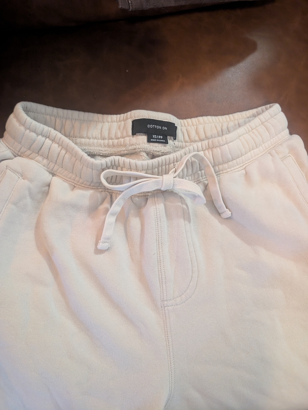 Cotton On Cream Drawstring Joggers